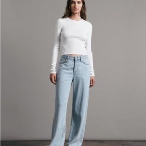 Rag & Bone Logan wide leg Jeans, never worn!
